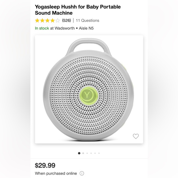 Other Yogasleep Hush For Baby Portable Sound Machine Rechargeable Poshmark